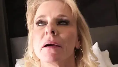 Two black studs are destroying this cock hungry white MILF