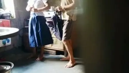 Desi student and private teacher making first time sex