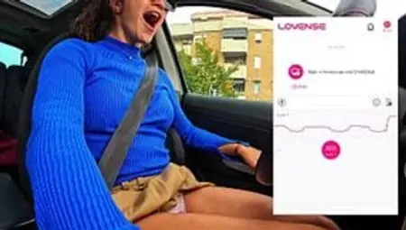 Friend films me driving; fan remote controls my vibrator