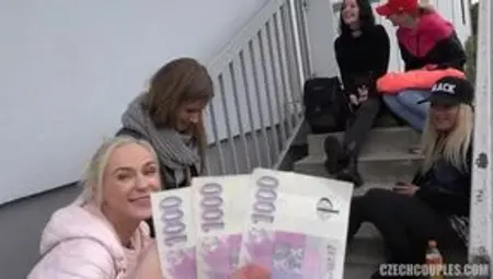 Czech couple seduces naughty teen girl