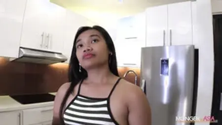 Chubby Filipina Hottie Swallows Huge Cock Before Wild Sex