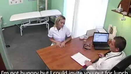 FakeHospital Nasty Blond Nurse Gets Doctors Full Attention