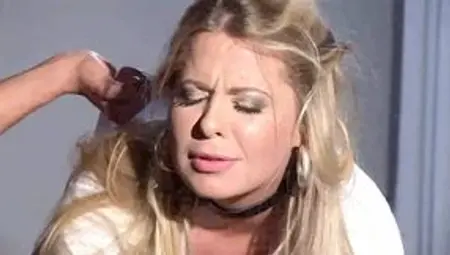 Pussy and ass cleaning of the mistress after she get spank her ass red.