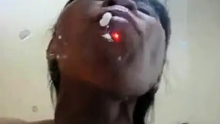 Filipina Girl Gina Jones Licking Up My Cum.