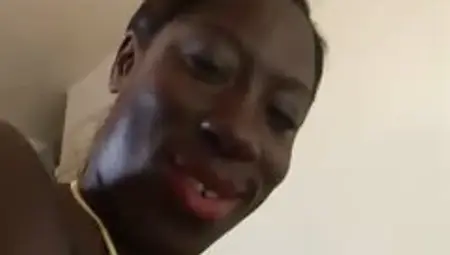 British ebony Melvina Raquel buttplug play