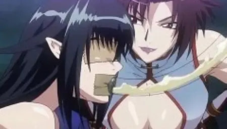 Bondage hentai vibrating her ass and pussy