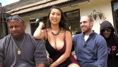 Cuckold Shares His Wife Sharon Lee With Her Black Friends