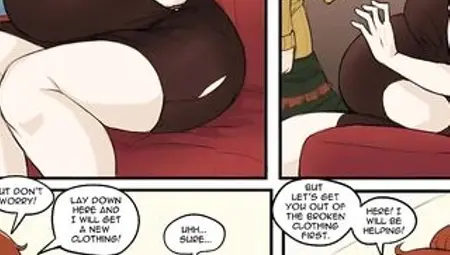 No Lunch Break - Episode 4 - Weight Gain Comic belly inflation