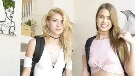 DadCrush - Fucking My Step Daughter And Her Bestfriend