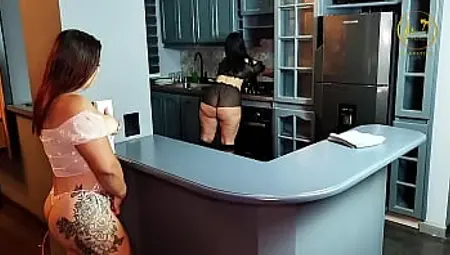 Night of fucking with my friend Kylei Ellish in the kitchen of my apartment