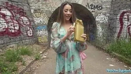 Fucking A, Public Agent Kitty's a Stunner Who Sucks Cock Like a Champ