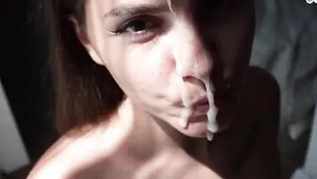 THE HOTTY WHO LIKES FACIAL - My Little Betsy Facial Spunk flow Compilation Vol. three