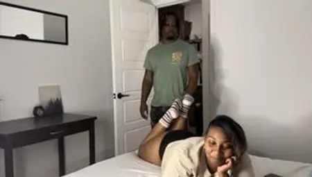 She Still Wanted Some Dick Even Though Her Roommates Was Next Door