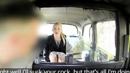 FakeTaxi - Posh blond caught having a urinate