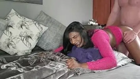 First Time Tight Dark Ass&#x1F351; Fucked by Real White Cock&#x1F346; &#x00A6; Anal&#x1F44C; &#x00A6; Interracial