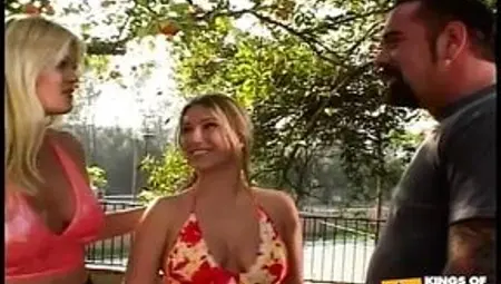 Cute Teen Gets Her Tight Holes Drilled Deep by a Tattooed Man Outside After Short Interview