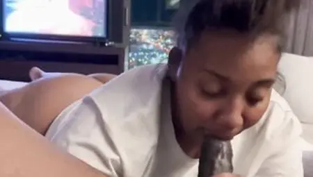 Consummate all Throat Blow Job, I came so Hard this babe Couldn’t Drink it all that Cum