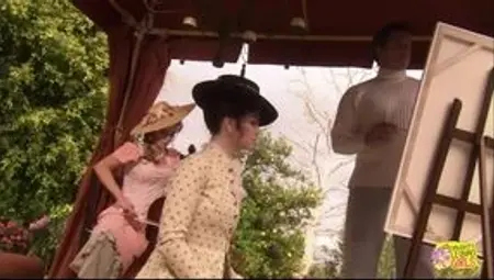 These classy ladies are actually massive sluts that love to eat pussy and kiss girls