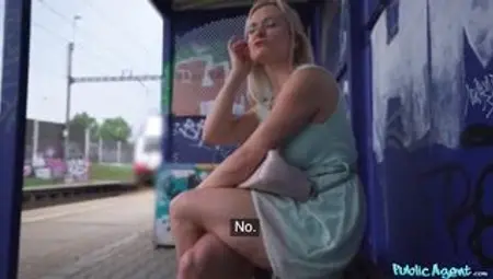 Lily Joy - Blonde Nailed Behind Train Station