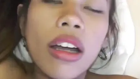 Petite skinny Asian sucks cock in POV and offers wet pussy