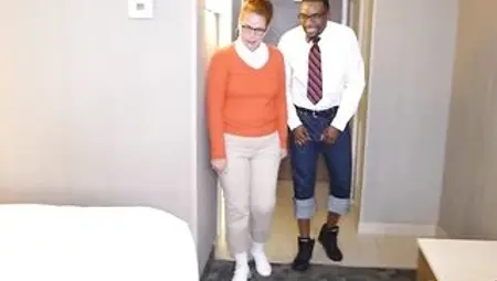 Nerd Looking Ginger Reigh Rides Rome Major Like A Freaking Maniac!