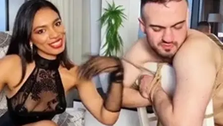 MahoganyQen - Teasing Spitting _ Humiliating Slave in Full