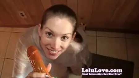 Sucking your condom covered cock POV until yo