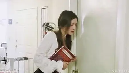 Having Fun with Homemade Tutor Again and Cumming on Stockings Part two - NicoLove