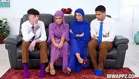 Hijab Milfs Have Pussy Shattering Affair - The Official Egypt & Vivianne Desilva