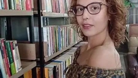 Nerdy skinny MILF was fucked in her tight pussy upskirt