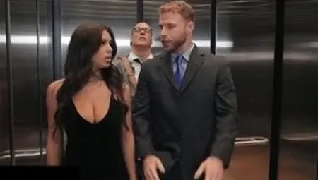 Autumn Falls fucked in Elevator