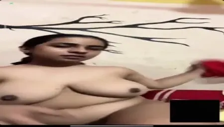 Mumbai Beautiful Sexy Horny College Girl Showing Fingering And Boobs.