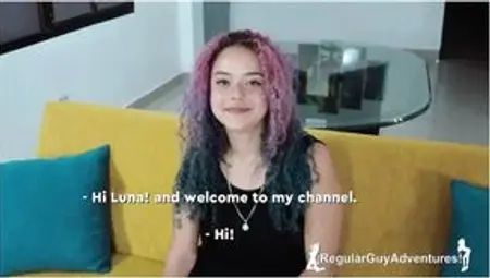 Luna is shy in her first time on camera: Full Scene - RegularGuyAdventures