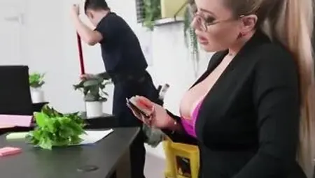 Passionate busty boss enjoys anal sex - Savannah Bond