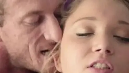 Green eyed blonde with perfect natural perky tits gets laid