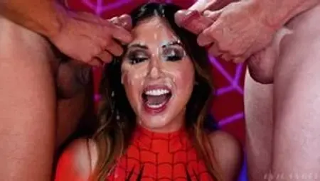 Kianna Dior filthy blowbang and facials
