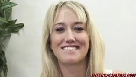 Wet Alana Evans's big cock sex