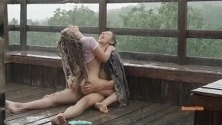 Sex in the pouring rain!