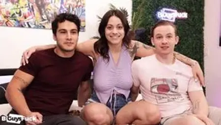 Dripping Wet Throats: Hottest Non-Stop MMF Threesome Laughter-Fueled Orgasmic Fest