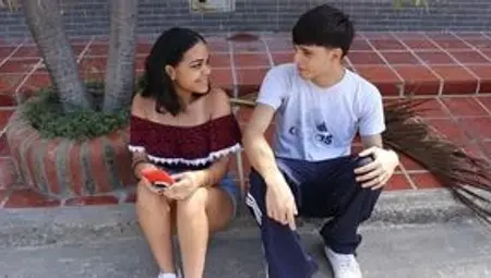 INVITING MY NEIGHBOR&#039;S BRUNNY NEIGHBOR Valentina to my house when her boyfriend is not home - ValentinaHot10