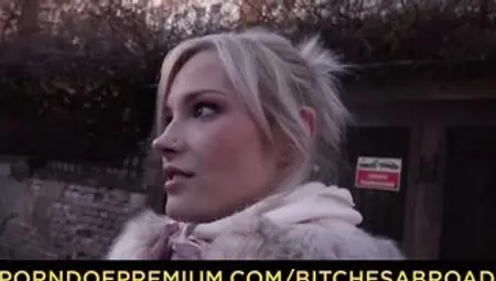 BITCHES ABROAD - Teenagers tourist Zazie Skymm gets cum on twat