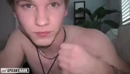 Hot Straight Blond Jock Drains Older Creeps Balls POV