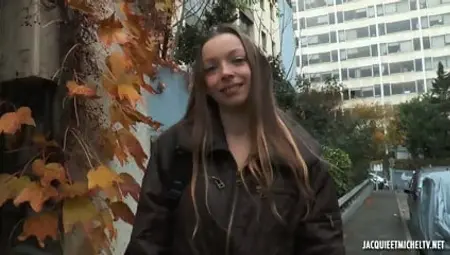Cute French Teen With 2 Men