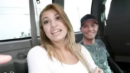 Splendid MILF gets picked off the street and fucked in van