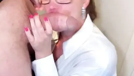 After sexy foursome sex, my stepmom licks my snatch!