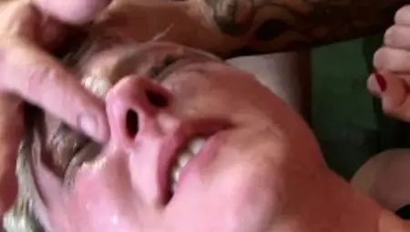 Krys Foxy short hair teen extreme oral