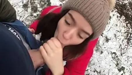 ADOLFxNIKA - Bitch Asks for Cum in his Mouth right in the Forest and can no Longer Wait - DELETED...