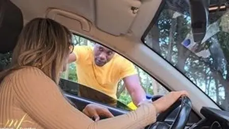 Big Tits Colombian MILF Picks up Stranger From BBC in Her Car and Takes Him Home - Monique Fuentes & Xander Black