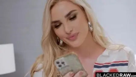 BLACKEDRAW Blonde beauty Kenzie Anne Blacked Raw debut