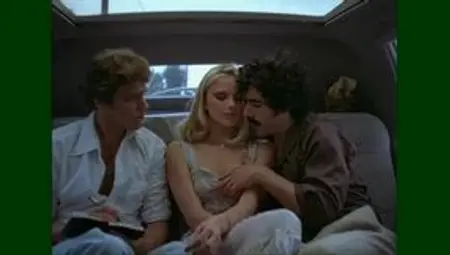 Classic scene with pretty chicks and talented lads